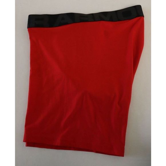 Under Armour 1332663 603 Men's Sz 2XL Red/Black Tech 6" Boxerjock Briefs - Picture 3 of 4